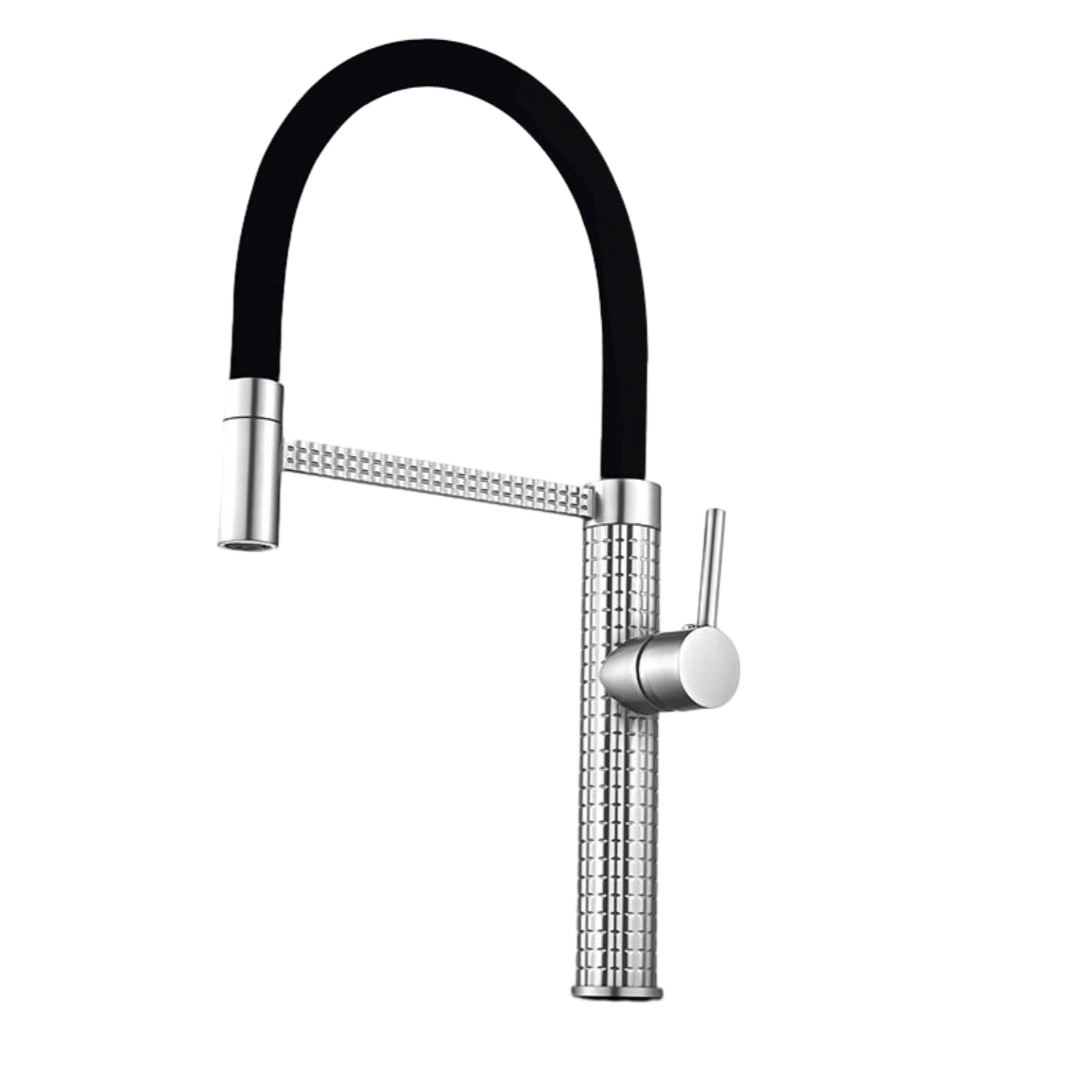 FCXWEVR Pull Down Kitchen Faucet Copper Constructed Sink Faucet with Retractable Spray Head 60cm Hose Gun Grey & Multiple Colors - Stylish Electroplated Finish