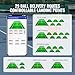 VEVOR Tennis Ball Machine, Automatic Portable Tennis Ball Launcher, 100 Balls Tennis Training Practice Thrower, 5 Motors Multi-Mode Drills, 2+ Hours Play, Rechargeable Battery, App Remote Control