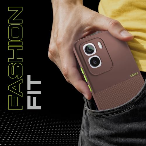 Image of AIBEX Premium Back Cover Case Compatible for Vivo T5 Pro 5G | Scratch & Drop Tested Shockproof Matte Texture Case with Soft Microfibre Lining | Slim Fit Cover with Anti-Scratch Finish - Brown