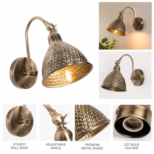 Image of Decorative Chandeiler & Wall Light Hammered Spot Light Vintage Designs and Looks are Very Elegant (Antique, 1)