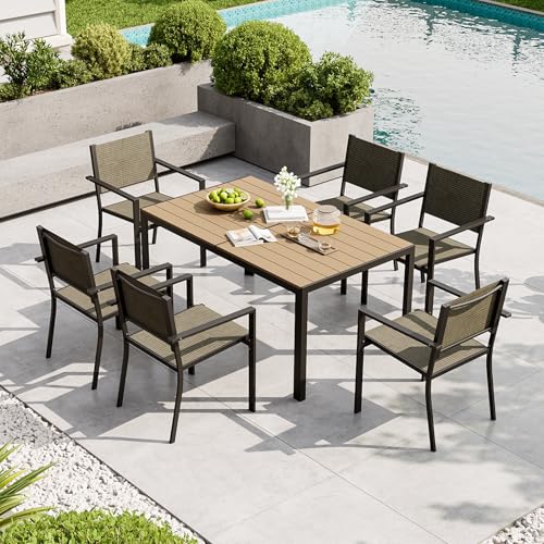 Aoxun 7-Piece Patio Dining Set