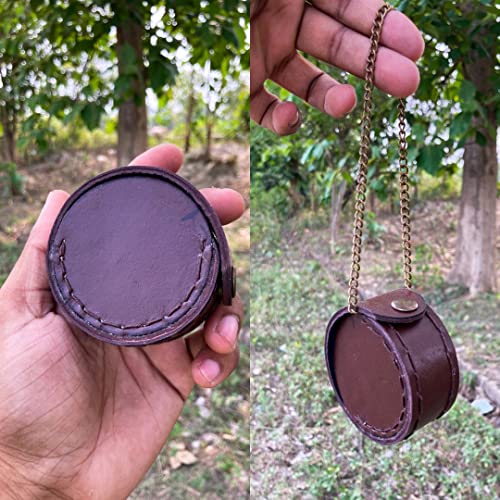 Brújula Vintage de Latón Personalizada con Estuche de Cuero - Regalo Personalizado para Graduación miniatura 5