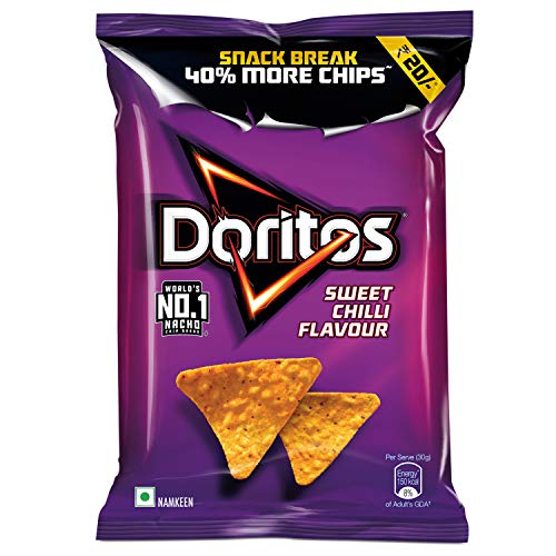 Image of Doritos Nacho Chips - Sweet Chili Flavour - 44g