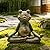 Nacome Meditating Frog Miniature Figurine,Zen Yoga Frog Garden Statue Ornament- Indoor/Outdoor Garden Sculpture for Fairy Garden,Home, Patio,Deck,Porch Yard Art Decoration,5 inch(Copper)