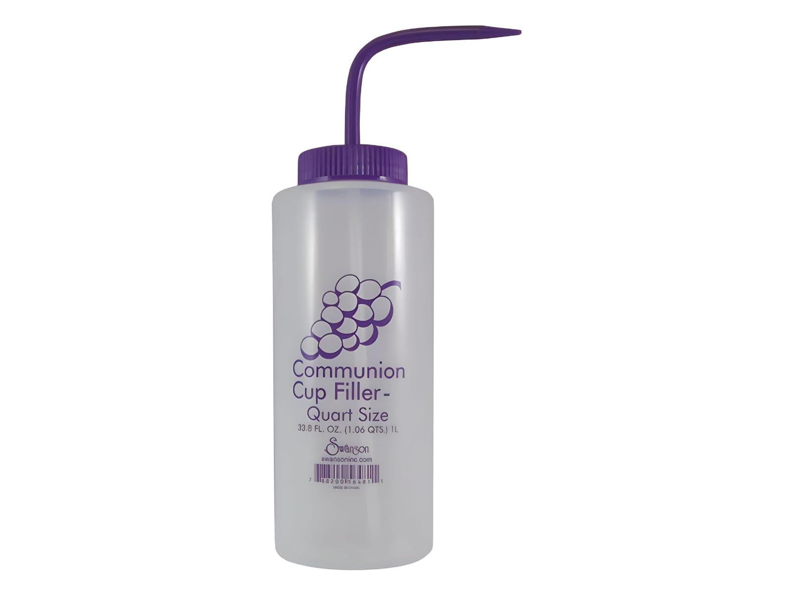 High-Capacity Quart-Size Communion Cup Filler Squeeze Bottle - Durable, Reusable, Easy to Refill & Clean - Effortless, Clean & Quick Fill - Ideal for Hygienic Church Services