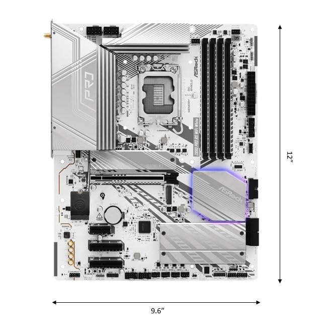 Amazon.com: ASRock Z890 Pro RS WiFi 6E White Intel Core Ultra