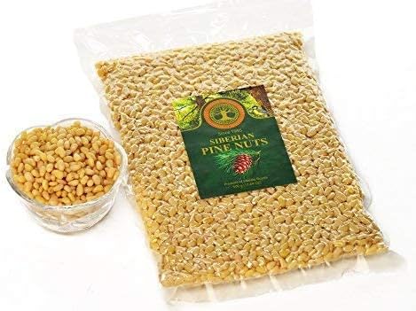 Pine Nuts, Siberian Pignoli Nuts, Premium Quality, Pine Nuts, 500 Gram (17.64 Oz)
