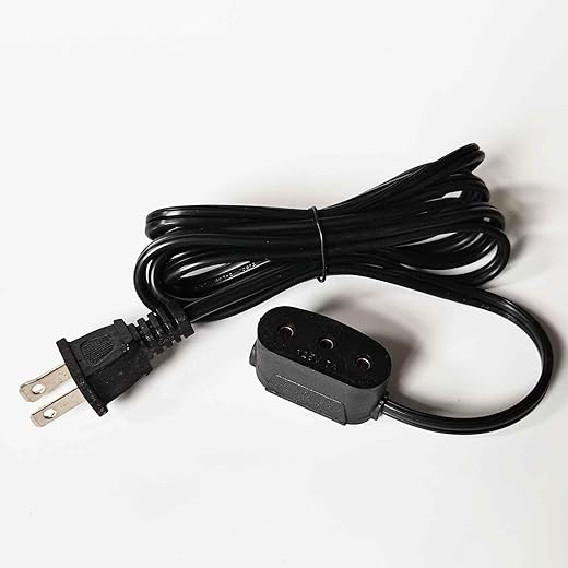 HONEYSEW Lead Power Cord for Singer Sewing Machine 401, 403, 404#122