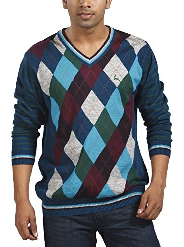 Parx Blue Men Sweater : Amazon.in 