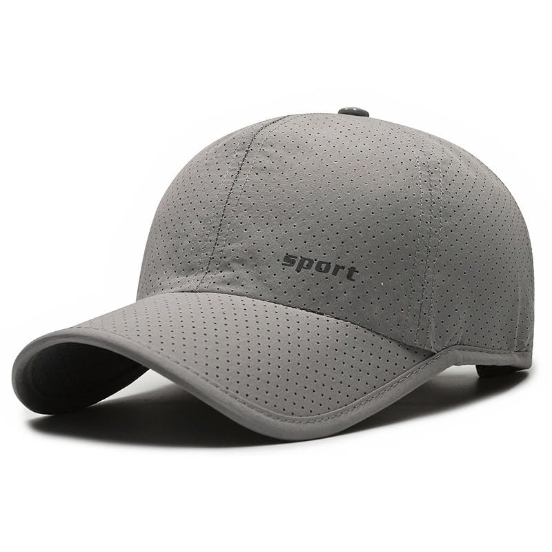 Image of Quick Dry Fit Baseball Cap - Water Repellent Sun Hat for Fishing, Running, Hiking, Golf, Surfing, Sailing, Boating