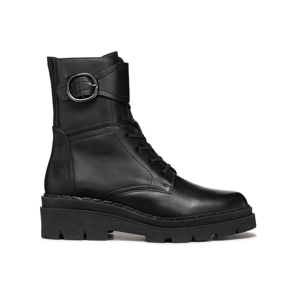 Geox Women's D Felleny B Ankle Boots, black, 6 UK