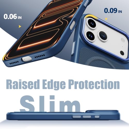 Coque antichoc iPhone 17 Pro Max bleu carbone pour éviter les rayures - 7