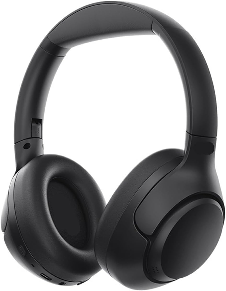 H3 Wireless Headphones 5.4 Over Ear Headset 43dB Hybrid Active Noise Cancellation Earphones(H3-Black)
