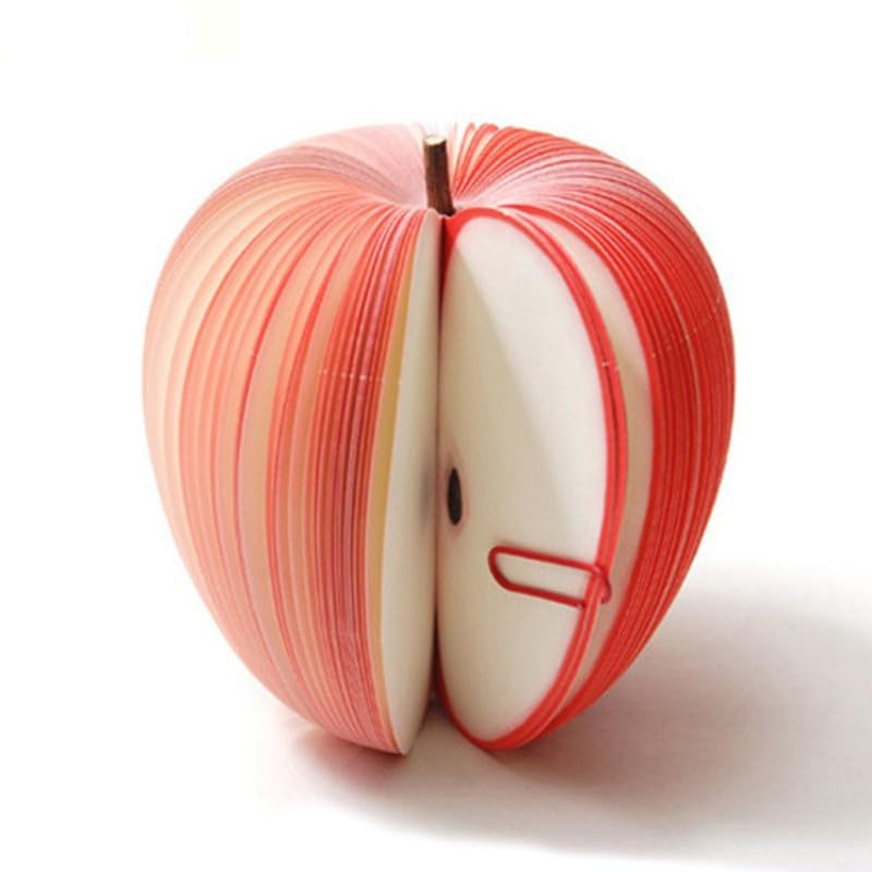 Image of Sticky Notes 3D Fruit Shape Cute Memo Pads, Colorful, 125 Pages