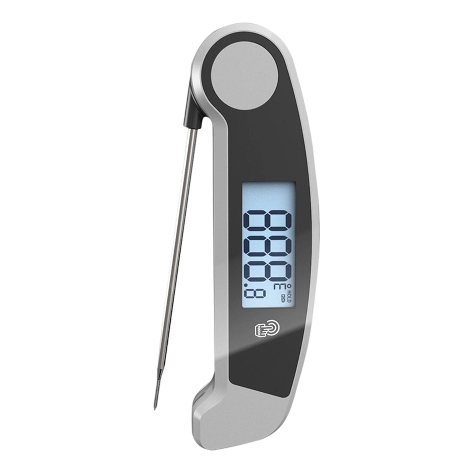 Fast Read Kitchen Thermometers with Auto on Off Function and Backlight Display Ideal for Meat Baking Frying Intelligent BBQ Thermometers