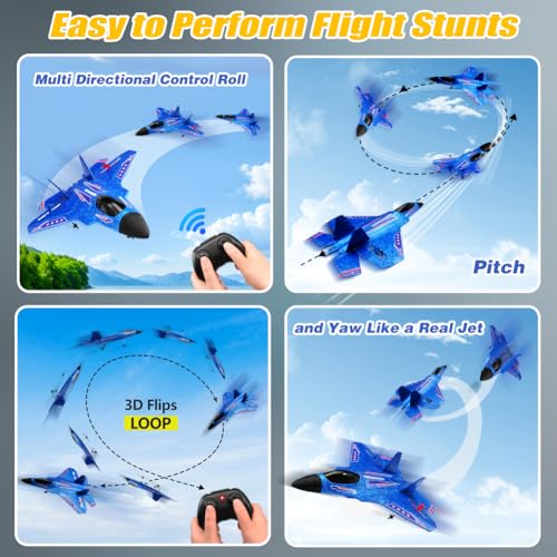 Image of Fremego F22 Fighter Jet 2.4GHz RC Airplane for Kids & Adult Beginners