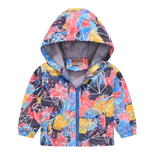 Children's Windbreaker Spring Autumn Winter Casual Windproof Rainproof Jean Jackets for Girls for 7 To 8 Years Olds