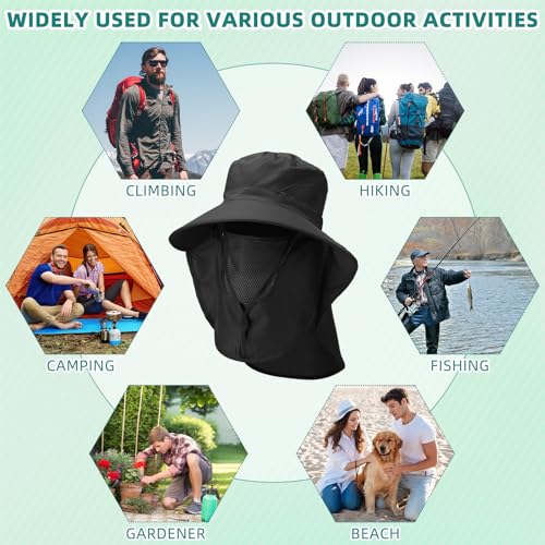 Sombrero de pescador para hombre con protección solar UPF 50+ miniatura 6