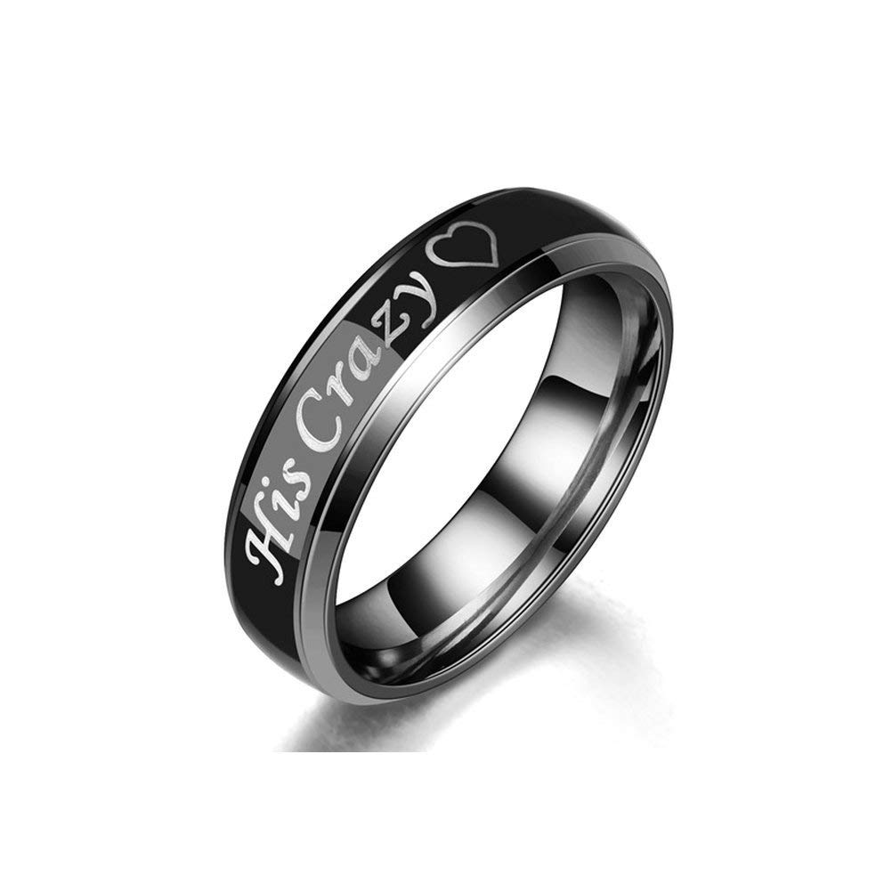 Titanium Mood Ring Temperature Emotion Feeling Change Color Rings