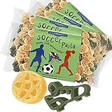 Pastabilities Fun Shaped Pasta for Kids - Soccer Shaped - Ball and Soccer Cleat Sport Theme, Non-GMO Natural Wheat Pasta, All-Natural, Kosher Certified, Made in the USA, (4 Pack, 14 Oz)