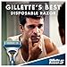 Gillette Sensor 5 Disposable Razors For Men, 3 Count, Mens Razors/Blades