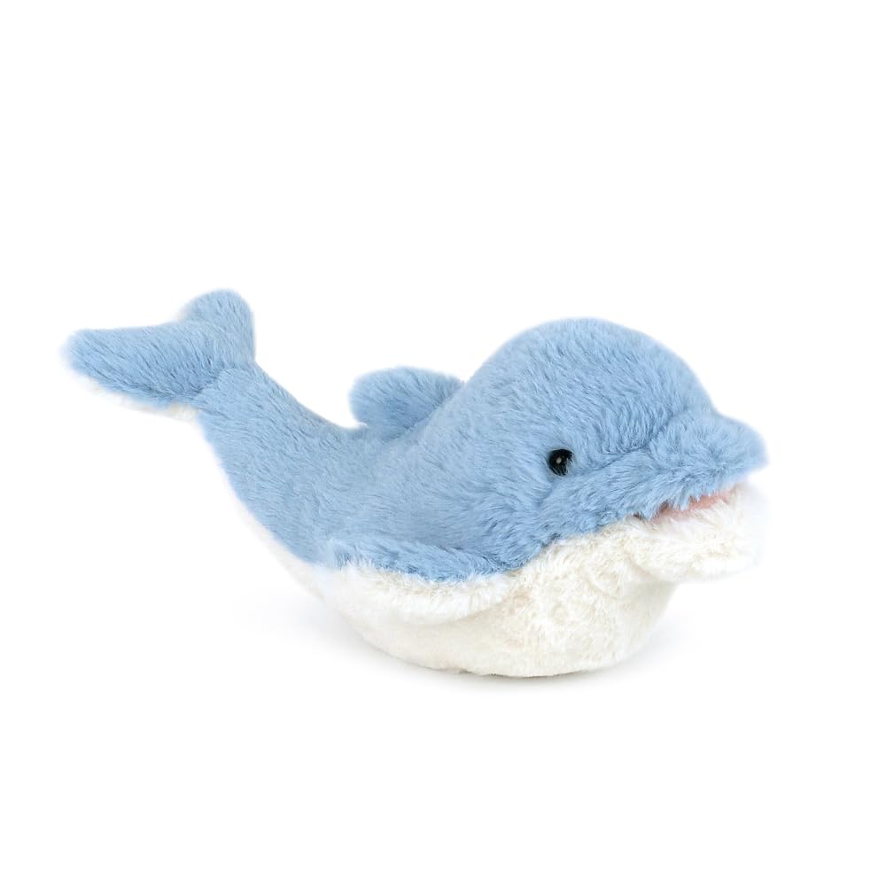 MON AMI Oceanne Dolphin Plush Toy 11, Stuffed Animal Dolphin, Soft Cuddly Plushie for Kids, Adorable Toy for Boys and Girls, for Play, Comfort, and Cuddles, Cozy Dolphin Friend
