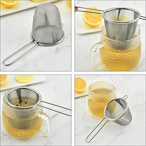 2 Unidades Máquina De Chá De Aço Inoxidável Coador De Folhas De Chá Filtros De Filtro De Infusor De