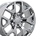 OE Wheels CV92 22 Inch Rims Fit Sierra 1500 Honeycomb Style 6x139.7 22x9 Chrome - Hollander 5656 (Set of 4)