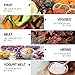 OSTBA Food Dehydrator Machine Adjustable Temperature & 72H Timer, 5-Tray Dehydrators for Food and Jerky, Fruit, Dog Treats, Herbs, Snacks, LED Display, 240W Electric Food Dryer, Recipe Book