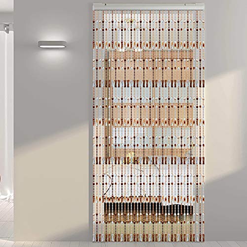 Rideau de perles suspendues de couleur A et taille 9 ajustable pour intérieur