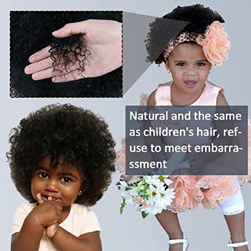 Miman Afro Short Kinky Curly Wigs For Black Women Human Hair Glueless Afro Curly Hair Wig None Lace Front Natural Black Wig 70S Disco Queen Costume Wigs Halloween Costume Wig For Women #TOP2