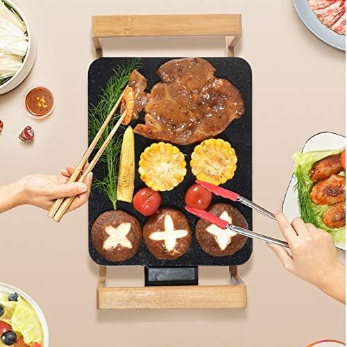 Mini Barbecue BBQ Machine Griddle Non-stick Frying Pan Electric Hotplate Smokeless Meat Grill Oven Kebab Skewer Stove Roaster(E)