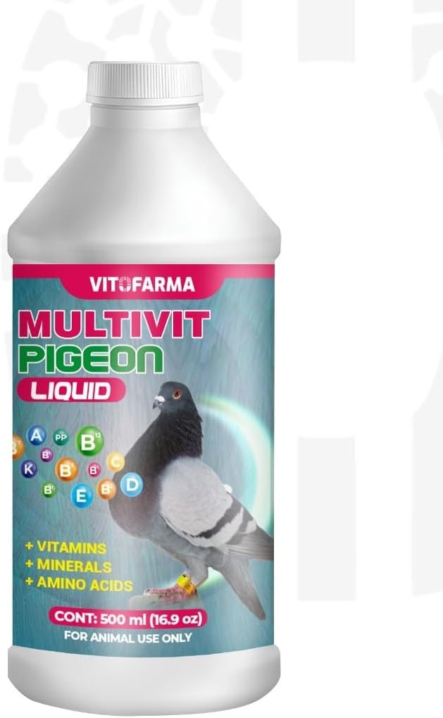 MULTIVIT Pigeon 500 ml Liquid | Multivitamin Supplement with Vitamins, Minerals & Amino Acids | Nutritional Support for Birds