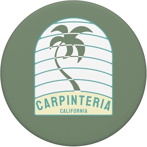 Miniatura 3 de I Love Carpinteria Beach California Palm Tree CA Vacation PopSockets PopGrip intercambiables