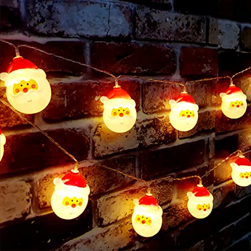 Joycabin 3M 20LED de Papá Noel Luces Cover