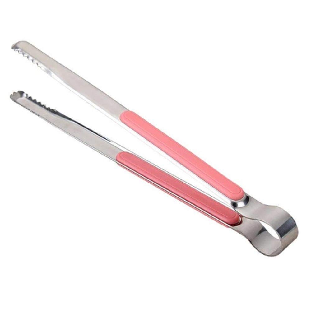 RajoNN Pinzas de Silicona para Alimentos, Pinzas de Cocina de Acero Inoxidable, Pinzas de Cocina Antideslizantes de Silicona, Herramientas para Barbacoa, Accesorios de Cocina