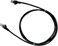 Cabo de Rede Pluscable Cat.6 5M Preto Patch Cord - Pc-Eth6U50Bk