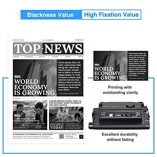 True Image Compatible Toner Cartridge Replacement For Hp 90A Ce390A 90X Ce390X Enterprise 600 M602 M601 M4555 M602Dn M602N M602X M603Dn M603N M4555F M4555H Printer (Black, 1-Pack) #TOP4