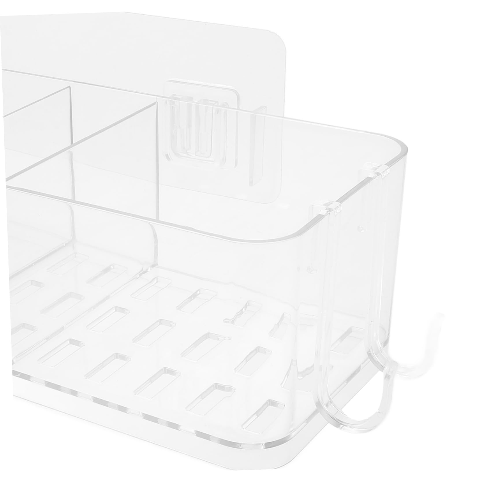 HEALLILY Multi-Function Wall-Mounted Hair Dryer Rack Hair Dryer Holder for Bathroom No Punching Plastic Salon Use