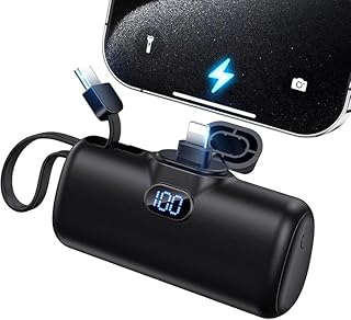 【業界新登場・超軽量】 モバイルバッテリー 軽量 小型 6000mAh モバイル・バッテリー ライトニングコネクター&タイプCケーブル内蔵 コンパクト 急速充電 タイプc 充電器 持ち運び便利 LCDディスプレイ搭載 機内持ち込み可能 iOS/Android全機種対応 旅行/出張/防災グッズ PSE認証済