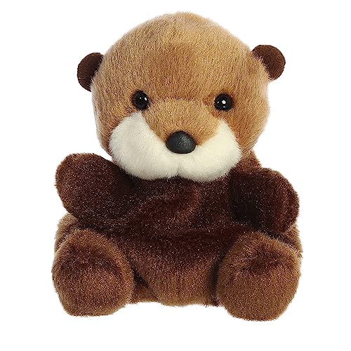 Aurora® Adorable Palm Pals™ Selena Sea Otter™ Stuffed Animal - Fun Collectible Plush for Kids and Adult Collectors - Perfect for Decorating Rooms and Birthday Gifts - Brown 5.5 Inches