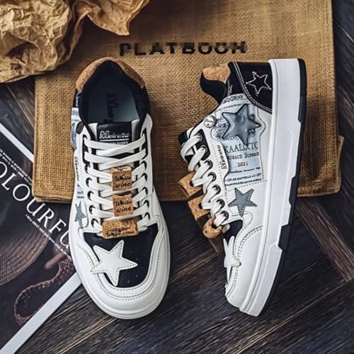 ACARITOUCH Star Cork Unisex Retro Platform Chunky Sneakers Women Men Vintage Trendy Casual Aesthetic Y2k Walking Shoes (Blue,9.5) by ACARITOUCH - Used condition - Image 5