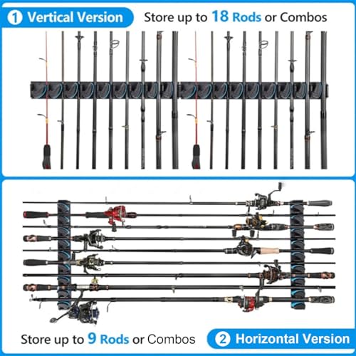 Support de rangement pour canne à pêche en mousse EVA | Fixation verticale stable - 7