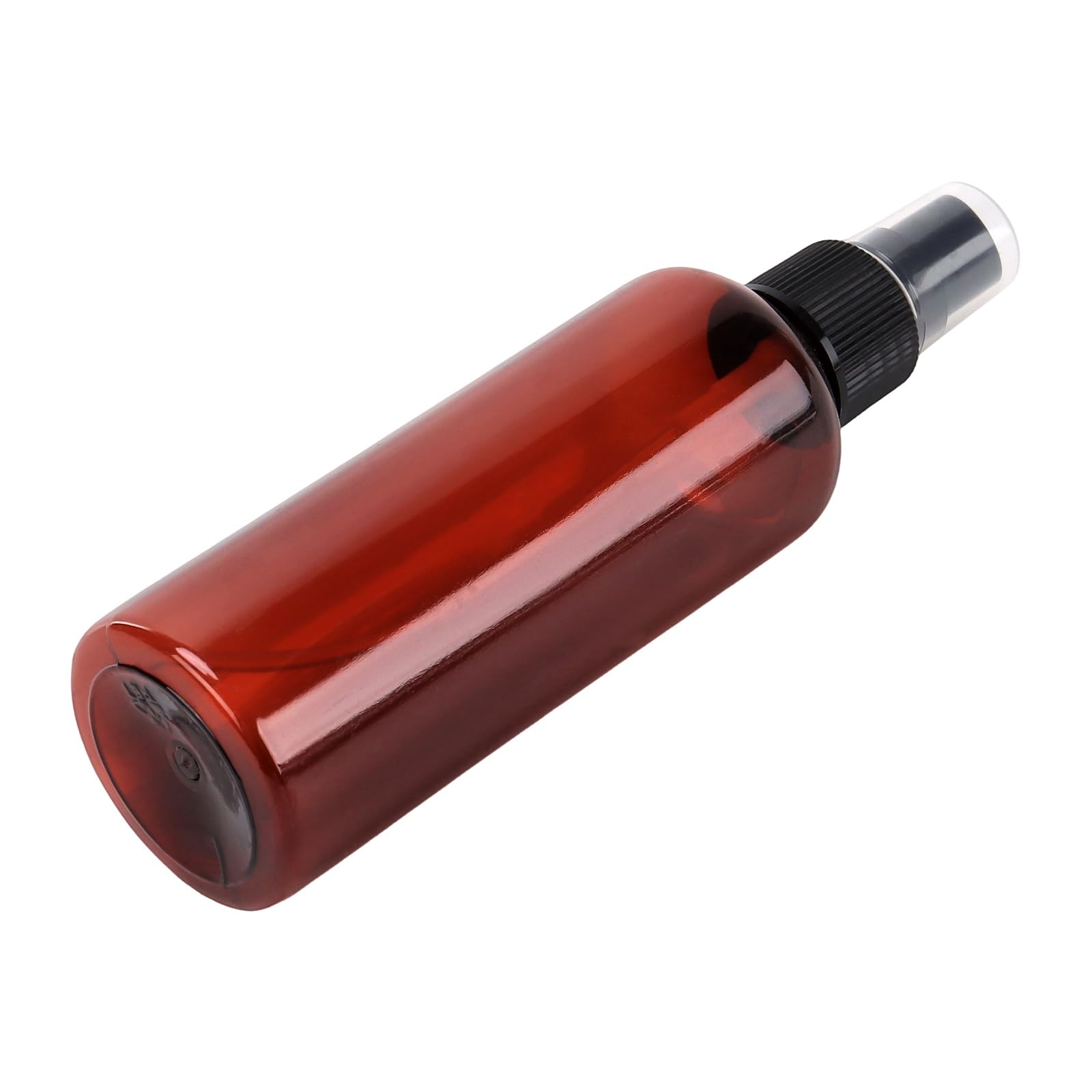 KEILEOHO 40 botellas pulverizadoras pequeñas de 100 ml de plástico con cabezal pulverizador negro, botella vacía para alcohol, cuidado corporal, líquido, cosmética, perfume