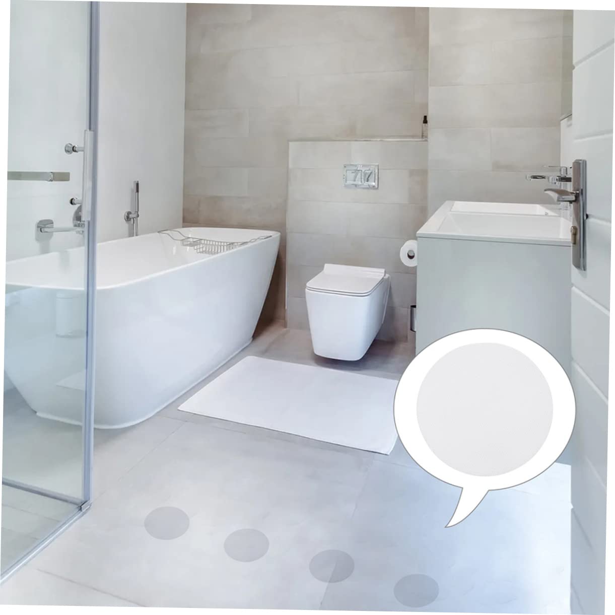 IMIKEYA 3 Juegos Baño Pegatinas Antideslizantes Apliques Antideslizantes Suelo Antideslizante Pegatinas Cinta Antideslizante para Tiras De Bañera Antideslizantes Orange Mañana