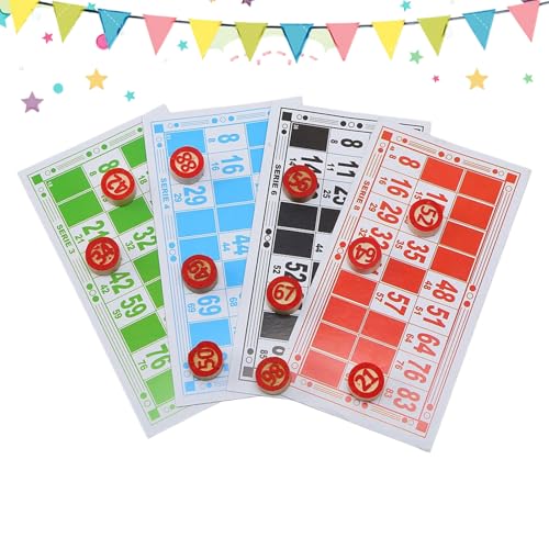 Juego De Bingo | Educativo Interactivo Vintage | Juego De Bingo Familiar Con Tarjetas De - Para Adolescentes Reunión Evento Cumpleaños Escuela En Casa