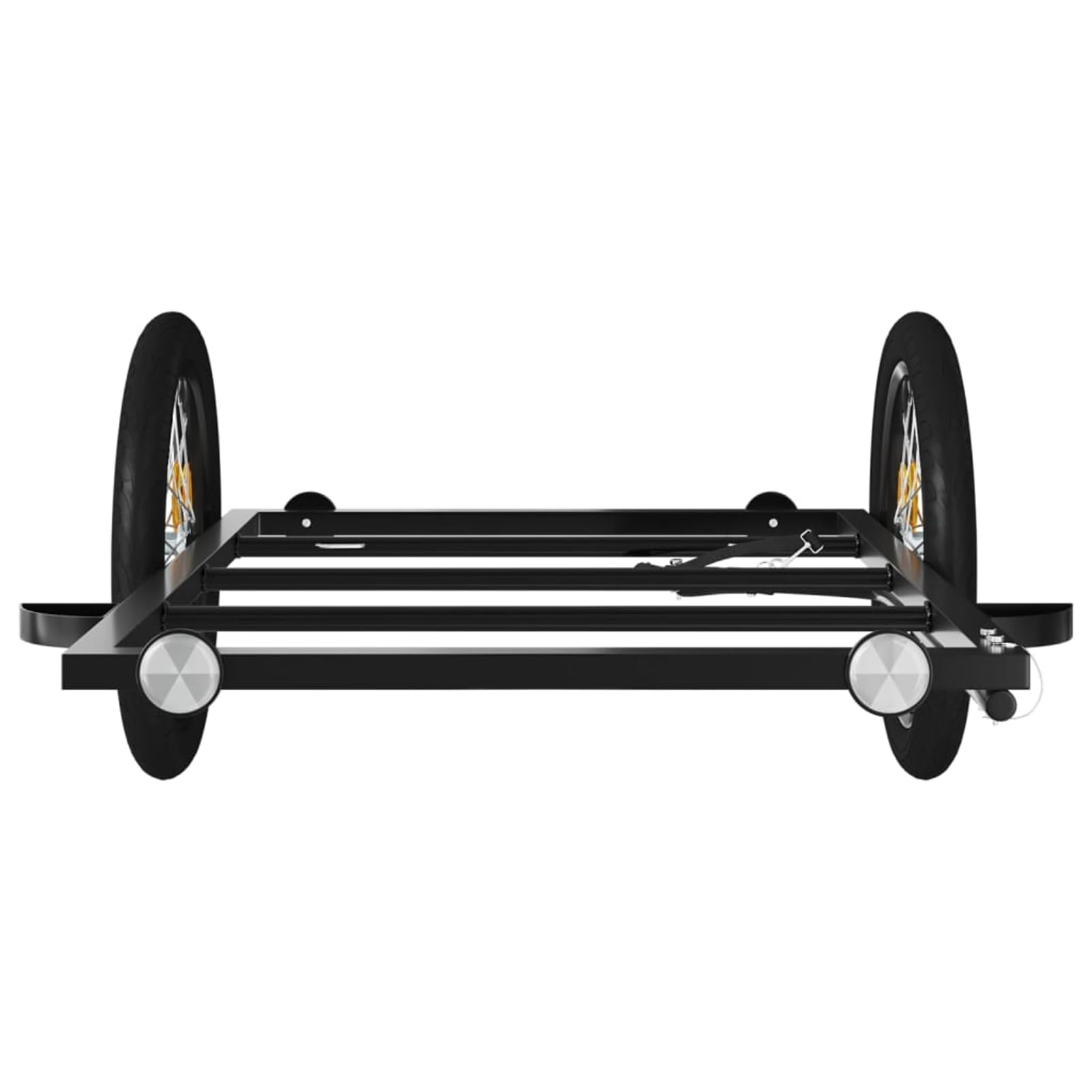 Fahrradanhänger 122x53 cm Eisen 30kg | Robustes Eisen, 30 kg Tragkraft, ideal für schwere Güter