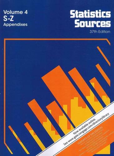 Statistics Sources: 4 Volume Set      Paperback – December 7, 2012