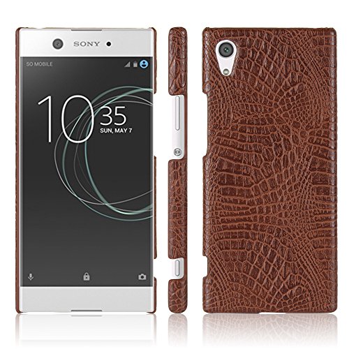Compatible with Sony Xperia C4 Phone Cover,2 in 1 (PC+Leather) Protective Phone Case Brown