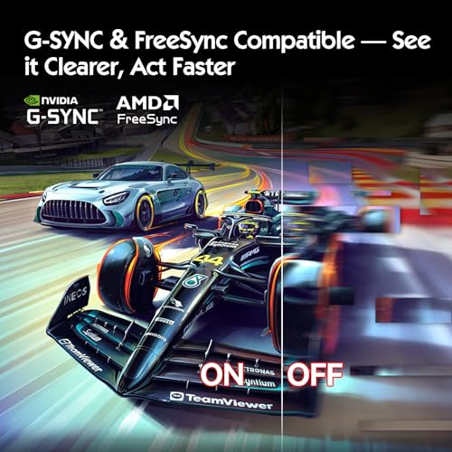 Image of CUNPU 24.5 Inch 1080P 300Hz Premium Gaming Monitor for FPS Gamers, AMD FreeSync & NVIDIA G-SYNC Compatible, 1ms MPRT VA Panel, HDR400, 100% sRGB, VESA 100x100mm